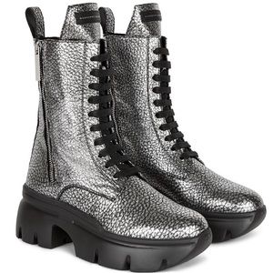 Size 38 Giuseppe Zanotti Apocalypse silver boots
